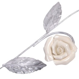 Ветка металлическая с розами Петрасвет S4036