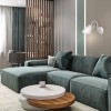 Бра плафон стекло с листочками классические S2413-1
