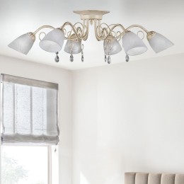 Люстра Петрасвет S2019-6, 6хЕ14 макс, 60Вт