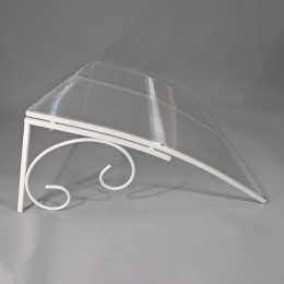 Козырёк над дверью Петрасвет S4001 Белый усиленный